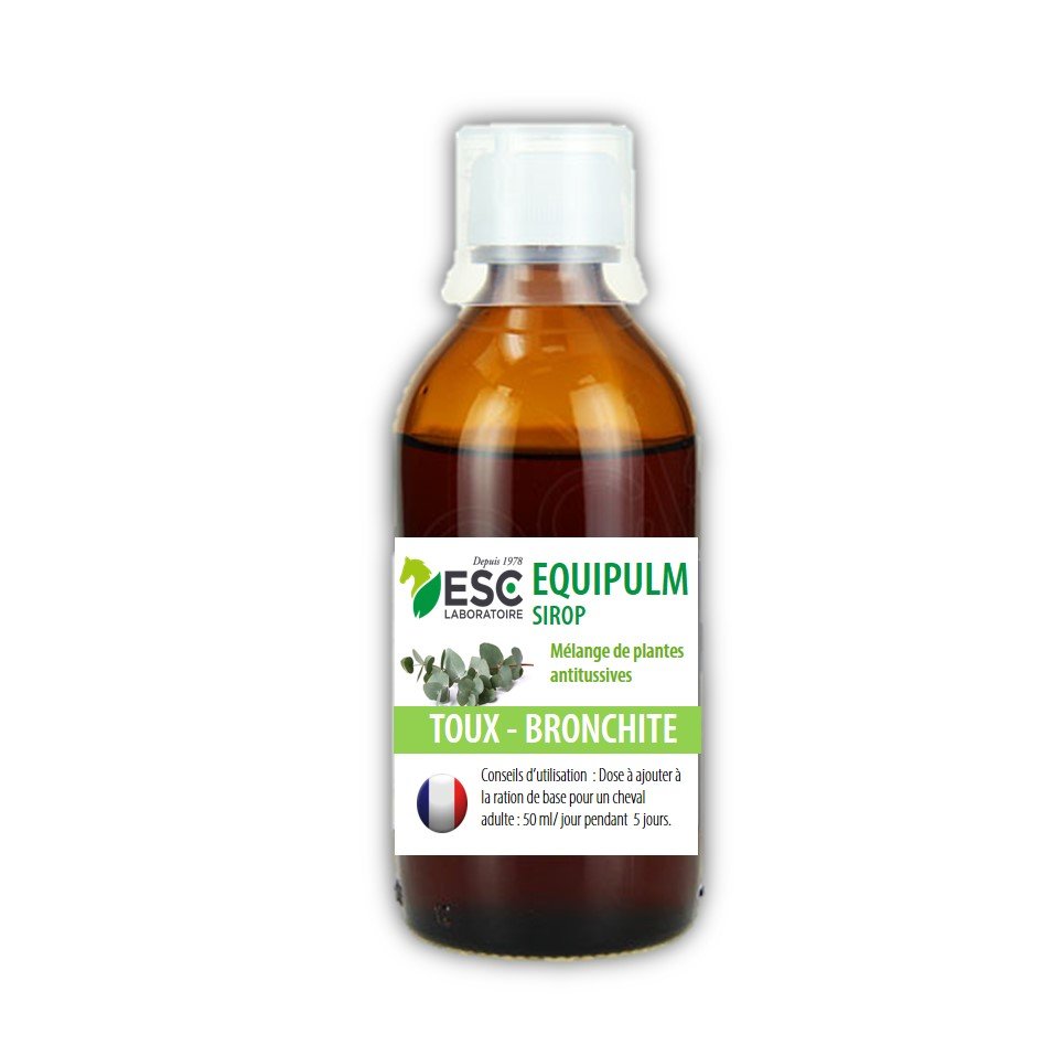 Equipulm sirop toux et bronchite du cheval