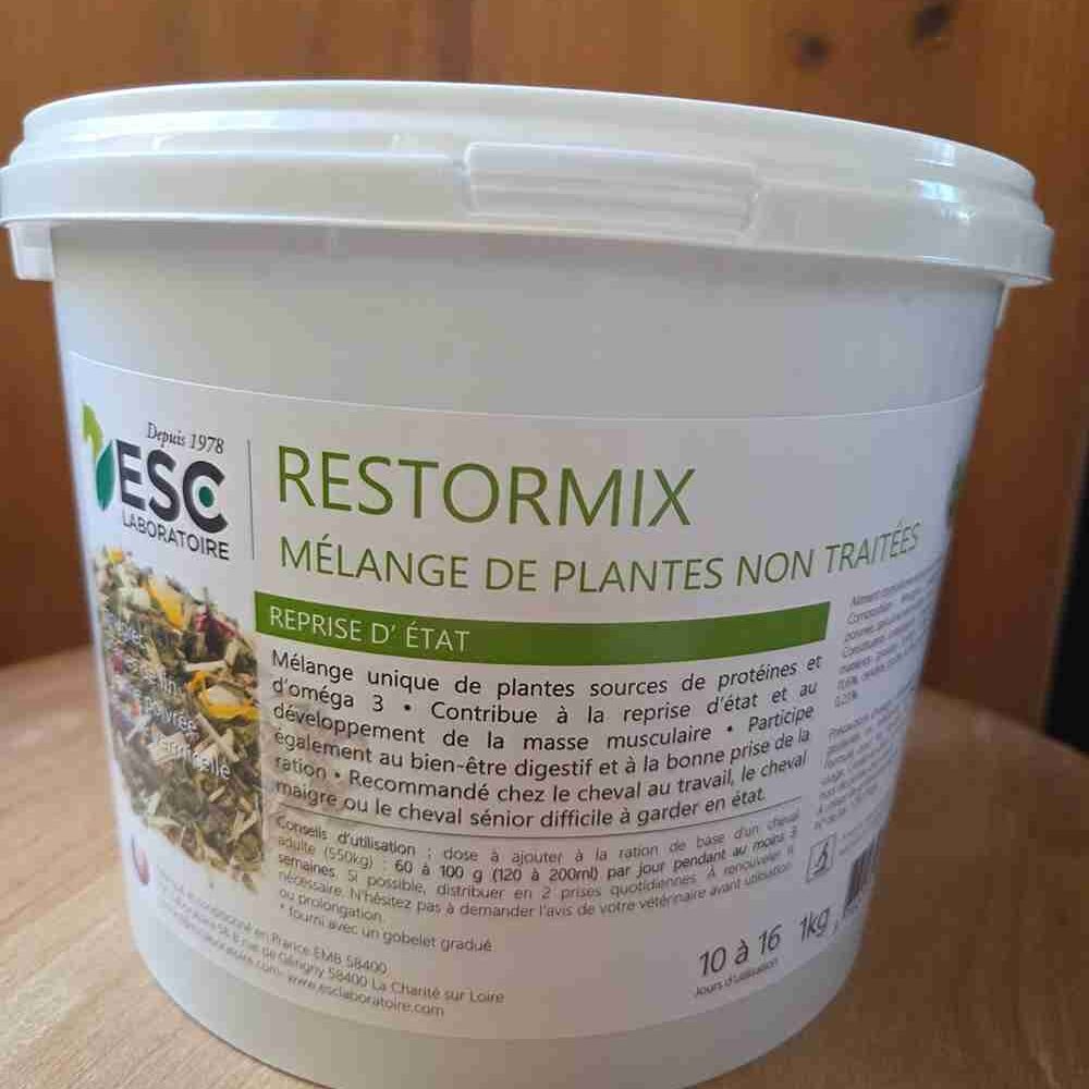 restormix | prise de poids du cheval |esc laboratoire