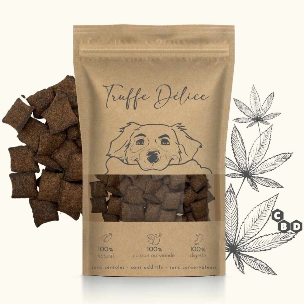 Friandises CBD douleur et stress pour chien