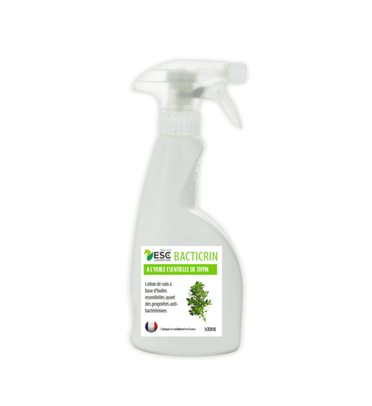 Bacticrin apaise les problèmes de peau du cheval