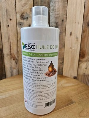 huile de lin/esc laboratoire