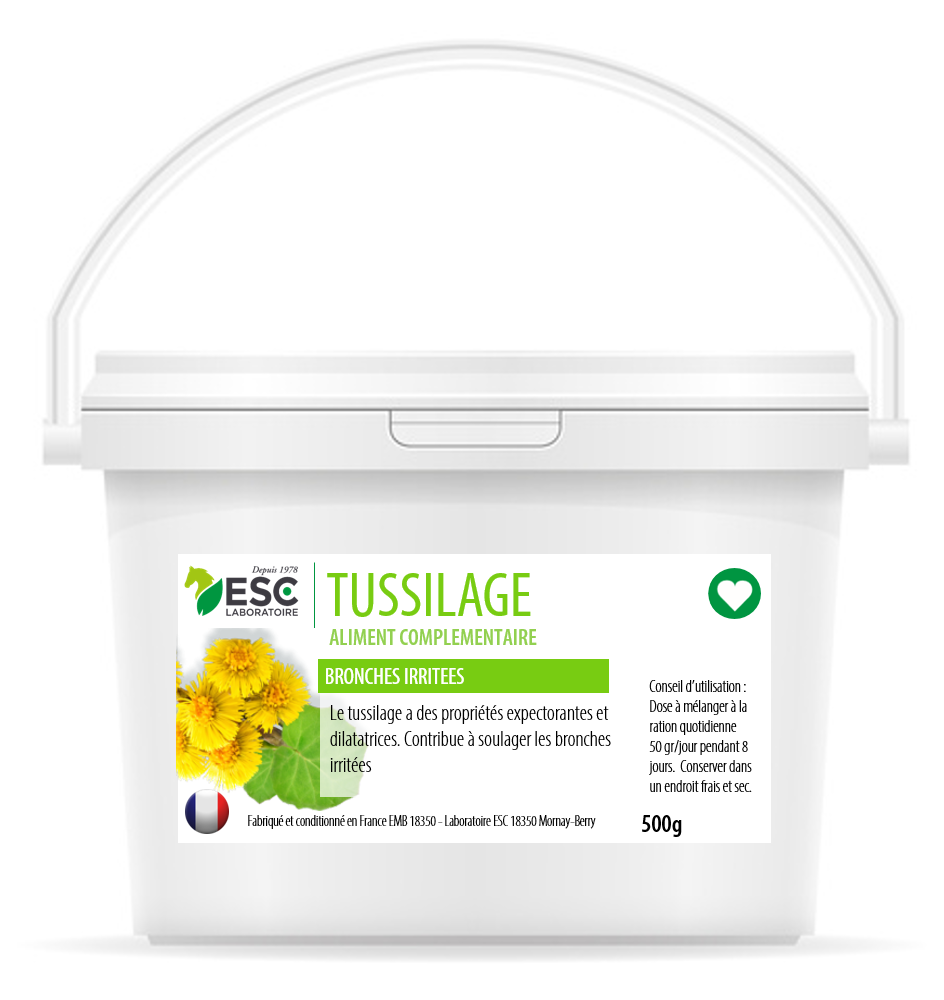 Tussilage bronches irritées du cheval