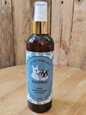 dexter et mango/lotion démêlante rebel