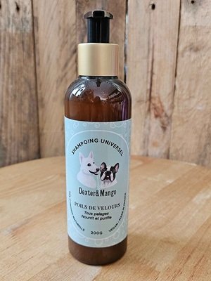 dexter et mango/shampoing poils de velours