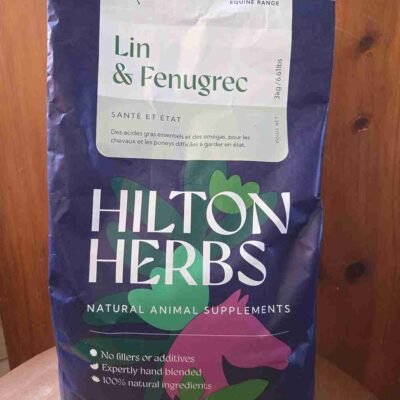 lin et fenugrec | reprise d'état cheval | hilton herbs
