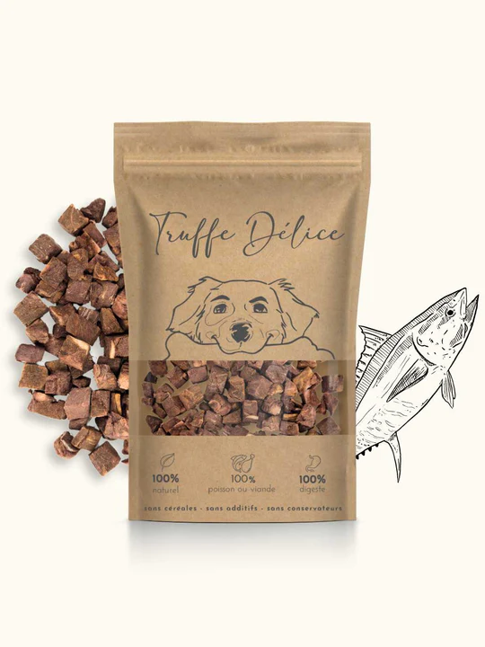 friandises naturelles au thon pour chat et chien