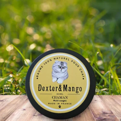 baume chaman | soin cicatrisant chat | dexter et mango