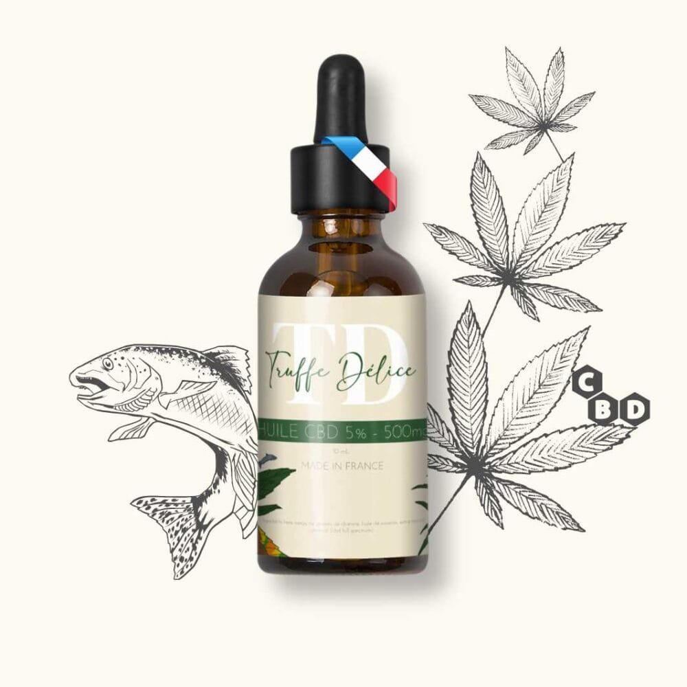 Huile de CBD douleur et stress pour chien