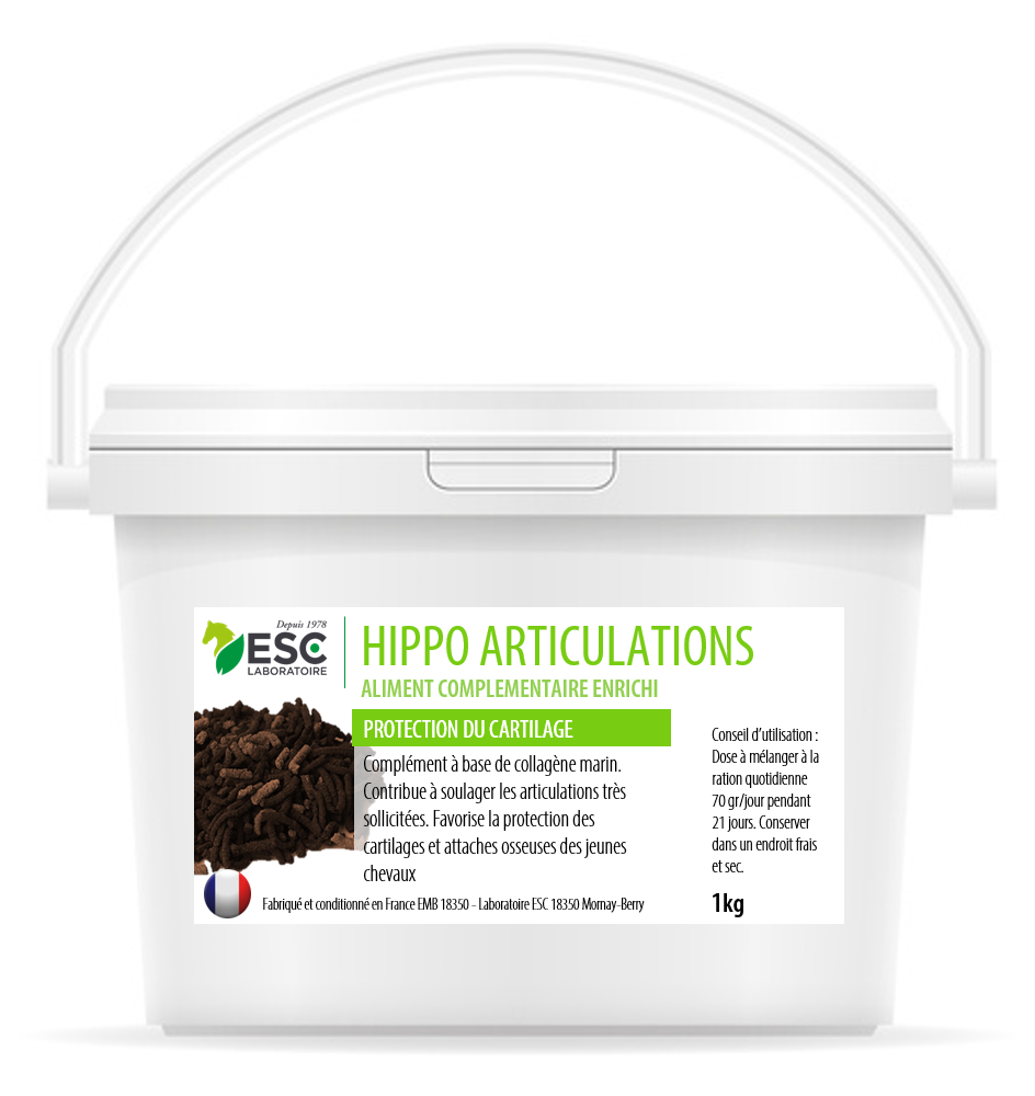 Hippo articulations - aliment complémentaire enrichi en collagène marin
