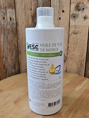 huile de foie de morue/esc laboratoire