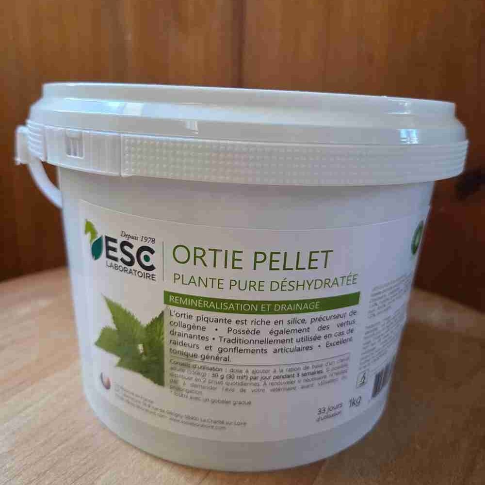 ortie pellet | plante drainante cheval | esc laboratoire