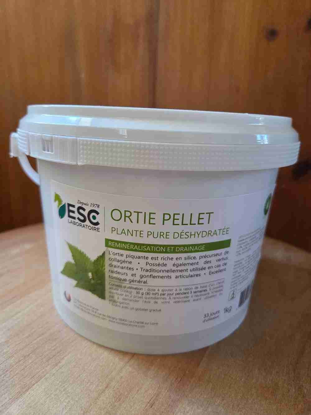 ortie pellet | plante drainante cheval | esc laboratoire