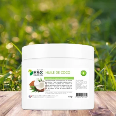 huile de coco | irritations cutanées| esc laboratoire