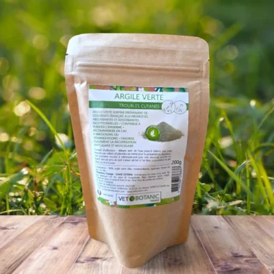 argile verte poudre | problème peau chien | vetbotanic
