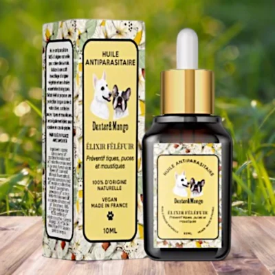 elixir fèléfuir | pipette antiparasitaire | dexter & mango