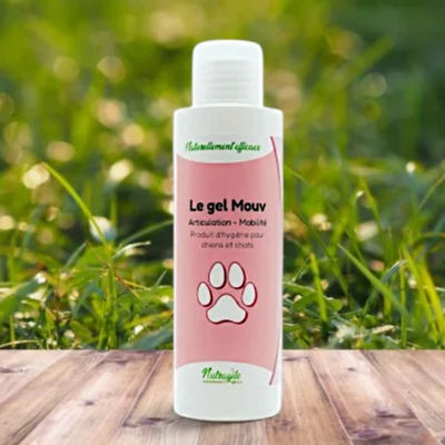 le gel mouv | gel de massage chien et chat | nutragile